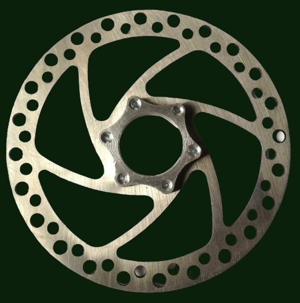 2fortheroad Bicycle Cycle Brake Disc Rotor 160mm (6") for Mountain Road MTB BMX 50012_A45 Bicycle Brake Disk
