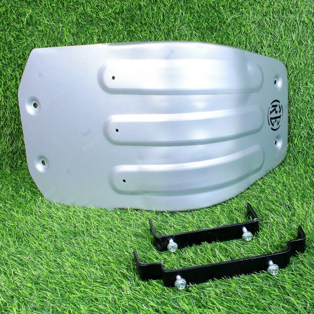 MACH7 ROYAL-ENFIELD R REBORN SUM GUARD PLATE SILVER STRONG MATERIAL MADE IN INDIA Bike Engine Guard
