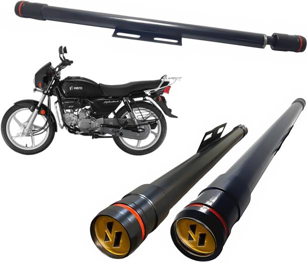 ASRYD Heavy Double Side Open Rod Leg Guard for Splendor/Splendor Plus/Splendor PRO Bike Crash Guard