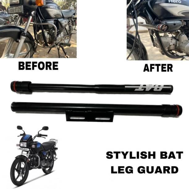 SHOWRIDE OPEN Bat LEG GUARD FOR ALL HERO BIKES Bike Crash Guard (Hero)