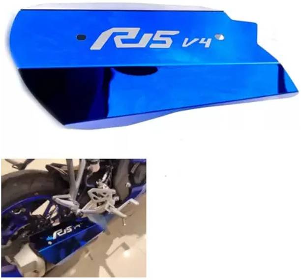 Vagary Exhaust Cover Silencer Protector Cover For R15 V4 Bike Exhaust Heat Shield