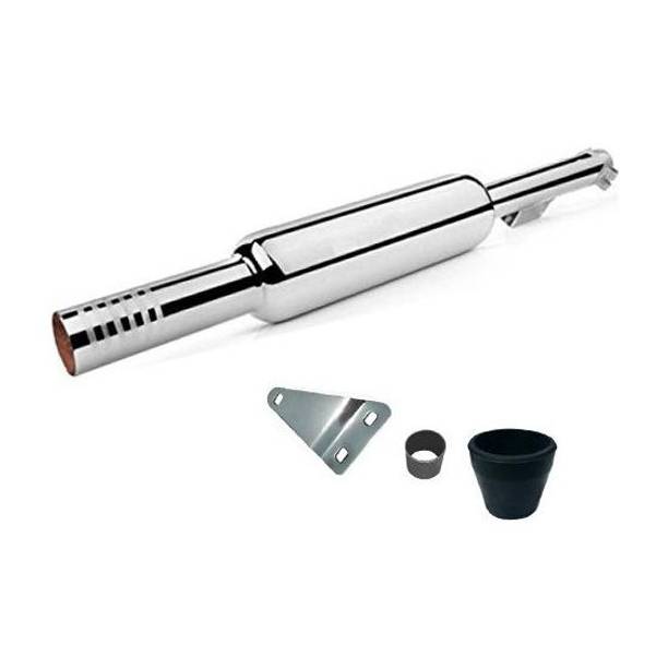 Retrofit Short Bottle Empty Chrome Mini Punjab Exhaust silencer Royal Enfield Classic Full Exhaust System