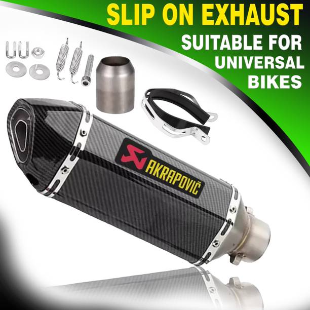 ASRYD Sport Bike Bajaj, Yamaha, Hero, TVS, Honda Universal For Bike Slip-on Exhaust System