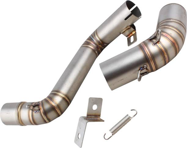 Vagary Exhaust Middle Muffler Bend Pipe for KTM DUKE 200 250 390 (BS4 Only) KTM Duke 200, Duke 390 Full Exhaust System