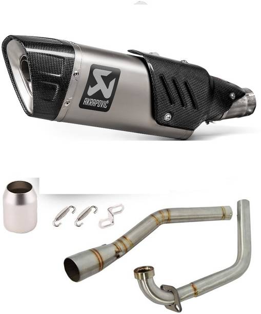 ASRYD Bajaj, Hero, Yamaha, Honda, TVS, Suzuki, KTM, Hyosung Universal For Bike Slip-on Exhaust System