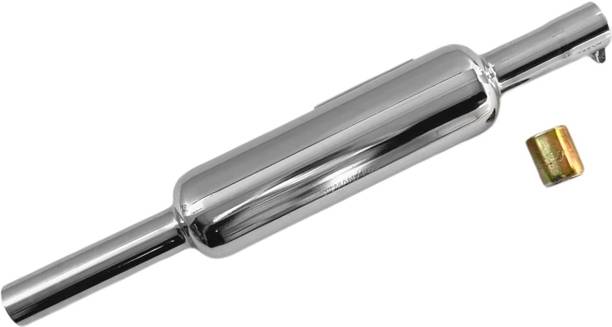 Pepstter Short Punjab For RE bikes 350cc (Small Mouth,Chrome) Royal Enfield Classic, Classic 350 Full Exhaust System