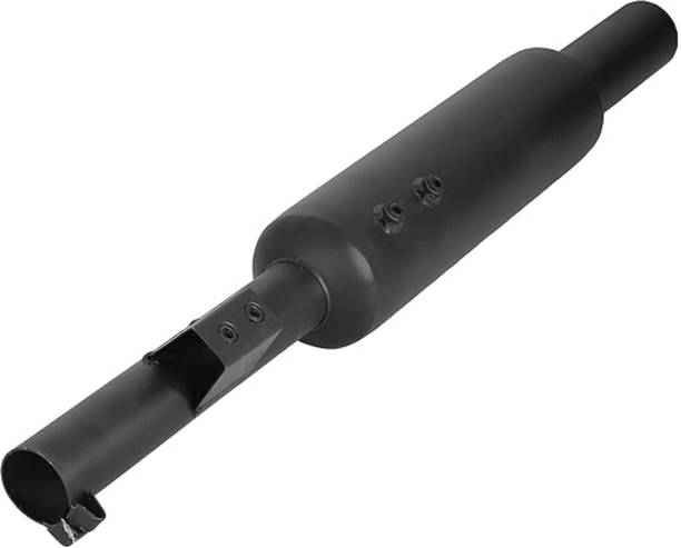 SILENTWAVE Short Botlle Black Empty Mini Punjab Exhaust silencer Royal Enfield Super Thunderbird Full Exhaust System