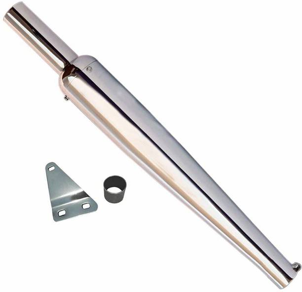 WORDZ Goldstar / Gold Star Glasswool Chrome Exhaust silencer Royal Enfield Electra 350 Full Exhaust System