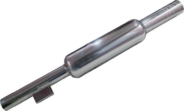 Retrofit Short Bottle Empty Chrome Mini Punjab Exhaust silencer Royal Enfield Classic 350 Full Exhaust System