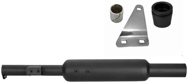 EAZ Short Punjab Silencer for Classic Model Bullets Royal Enfield Classic, Classic 350, Classic 500, Electra 350 Full Exhaust System