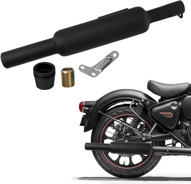 EAZ Original Short Punjab Silencer for Reborn Bs6 Royal Enfield Classic 350 Slip-on Exhaust System
