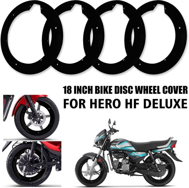 ZYO 18 inch ABS Plastic New Embossed Pattern Wheel Cover 4pc For HERO_HF_DELUXE Bike Fairing Kit