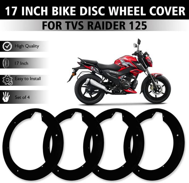 ZYO 17 inch ABS Plastic New Embossed Pattern Wheel Cover 4pc For TVS_RAIDER_125 Bike Fairing Kit