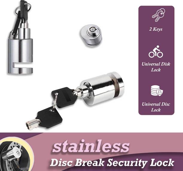SHOWRIDE Heavy Quailty Stainless Steel Disc Break Security Lock Disc Lock Disc Lock