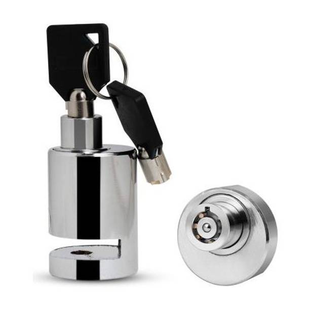 Getsocio HEAVY DUTY DISC BRAKE LOCK Anti-theft stainless steel for bike & motorcycles (chorme) HR-51 Disc Lock