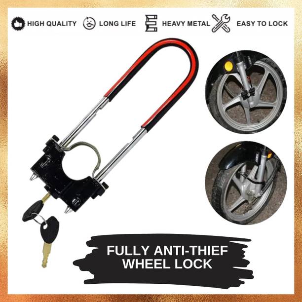 OOORIDE Bike Locking System Drum Brakes Wheel Lock For Universal Bike Bike Locking System Drum Brakes Wheel Lock For Universal Bike Wheel Lock