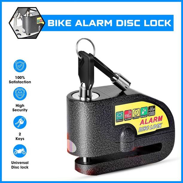 OTO2EYE Bike Alarm Disc Lock Motorcycle Waterproof 110dB Heavy Duty Anti-Theft Alarm Wheel Disc Disc Lock