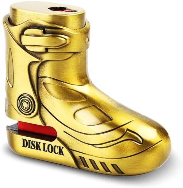 Linist Heavy Duty Anti-Theft Bike Disc Lock - Zinc Alloy Wheel Shoe Shape Disc Lock