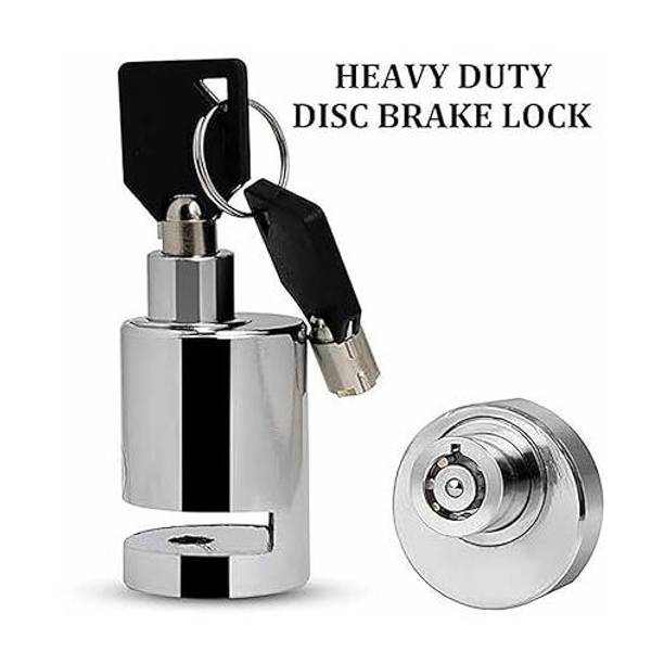 Qnjl Universal Bike Disc Brake Lock Set Bike Safety Mini Anti-Theft Stainless Steel Disc Brake Lock Waterproof Disc Lock