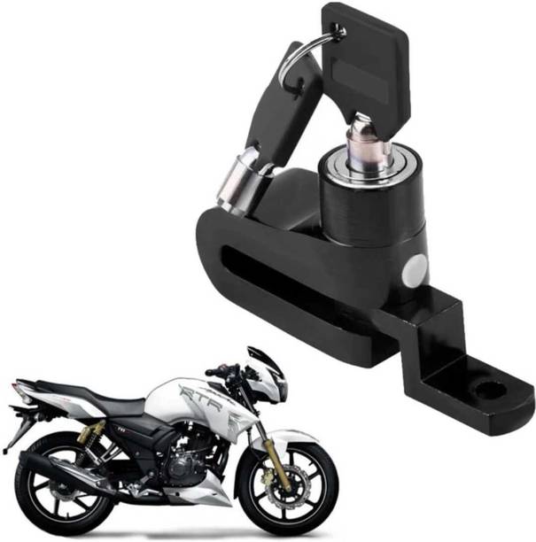 Rahidhay Bicycle Motorcycle Disc Brake Lock Security With 2 Keys (Random Colors) Disk Lock01 Disc Lock, Wheel Lock, Key Switch Lock