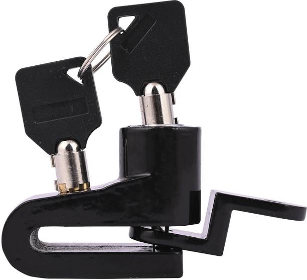 XpertRider strong Bicycle & Motorcycle Disc Brake Lock for Two Wheeler Steel Anti-Theft Security Lock for Bikes & Scooters Disc Lock