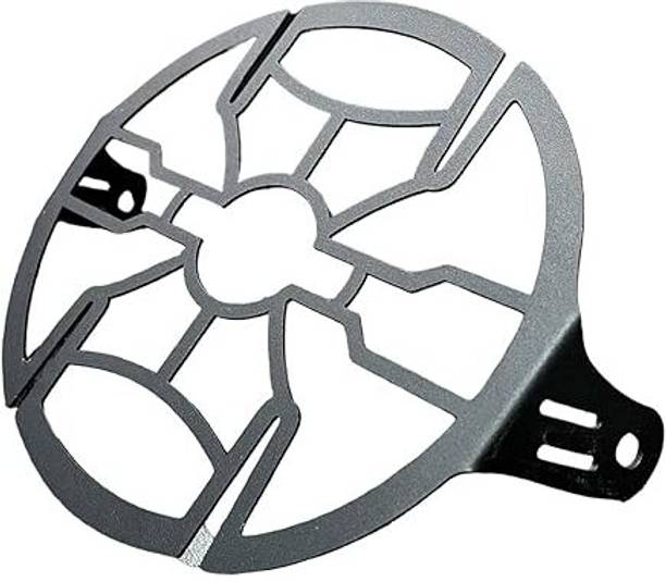 SGTB Steel Headlight Grill for RE Himalayan 450 Head Light Frame Protector Bike Mirror Adapter