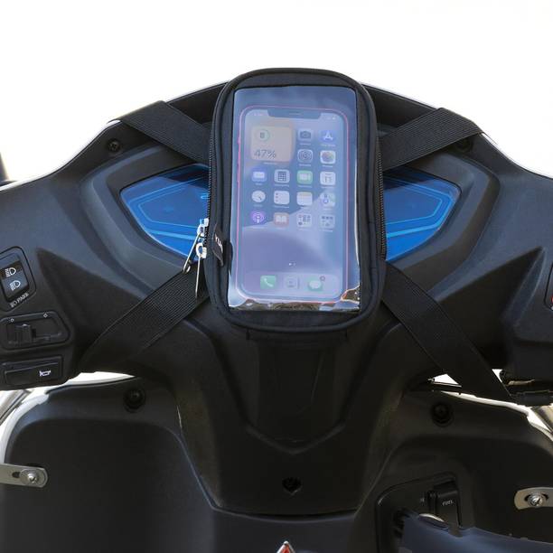 Yumin Mobile Holder Pouch Bag for Scooty Activa Jupiter Ola All Scooter 7 Inch Bike Mobile Holder