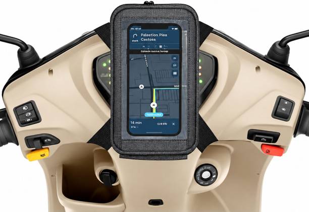 FieryFrost Mobile Holder for Scooty & Scooter, Activa Pouch, Water Resistant Bike Mobile Holder