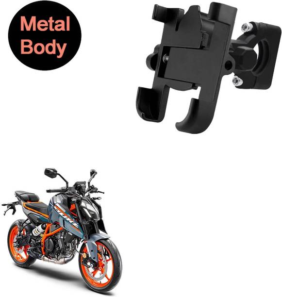 Vagary 360 Degree Metal Body Universal Mobile Holder for KTM Duke 390 Bike Mobile Holder