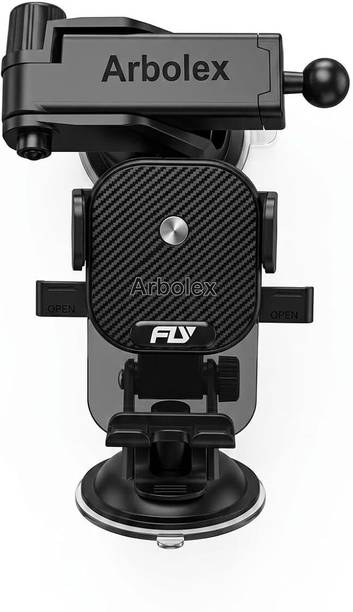 Arbolex Universal Car Phone Holder Dashboard Windshield Suction Cup Mount 360° Rotation Bike Mobile Holder