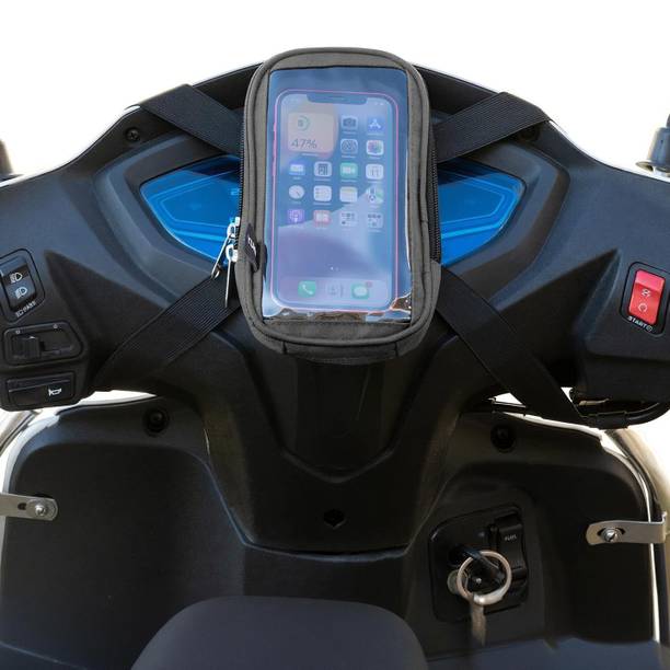 Hench Phone Pouch Bag for Activa Jupiter Ntorq Access Ather Ola-S1 Pleasure Waterproof Bike Mobile Holder