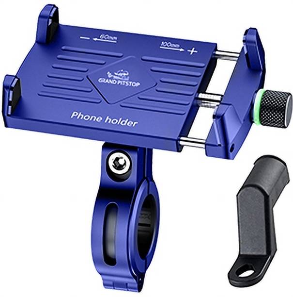 GrandPitstop Claw Grip 360 Degree Aluminium Based Mobile Holder with Adjustable Handlebar & Mirror Mount for Bike & Motorcycle Bike Mobile Holder