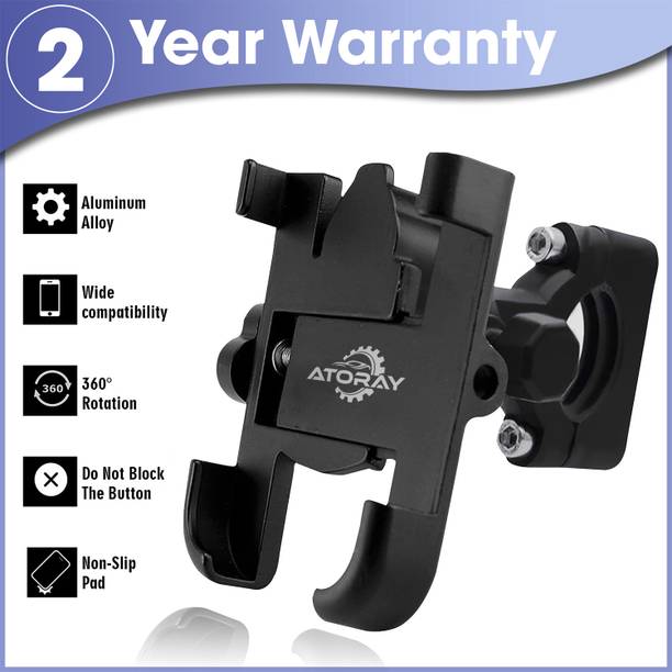 Atoray Universal Bike Mount Holder Verson 2.0 Metal Body 360 Degree Bike Mobile Holder