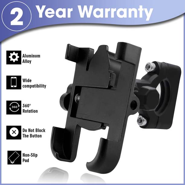Rhtdm Universal Bike Mount Holder Verson 2.0 Metal Body 360 Degree Bike Mobile Holder