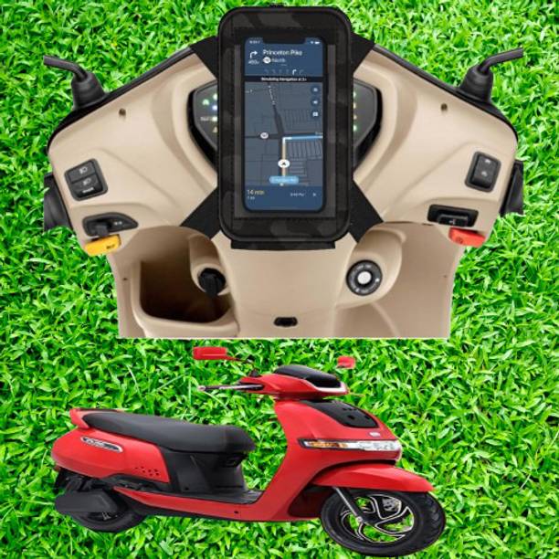 Hench Mobile Holder Pouch Bag for Scooty Activa Jupiter Ola All Scooter 8 Inch-53 Bike Mobile Holder