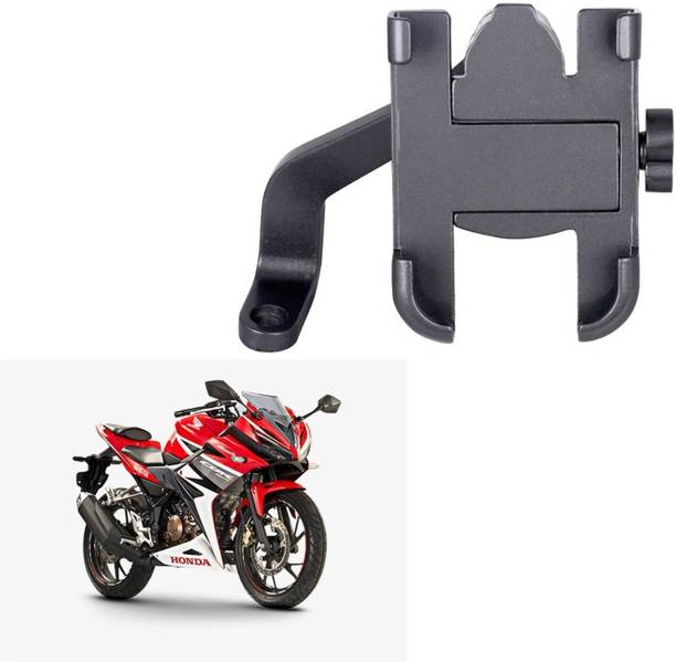 ASRYD Universal Bike Mount Holder Version 2 Metal Body 360 Degree Rotating Mirror B1 Bike Mobile Holder
