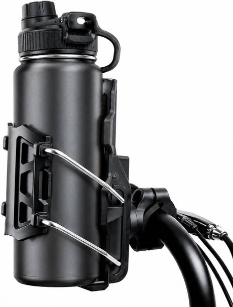 TANTRA Adjustable Bike Cup Holder for Handlebar | Universal Water Bottle Holder Bike Mobile Holder
