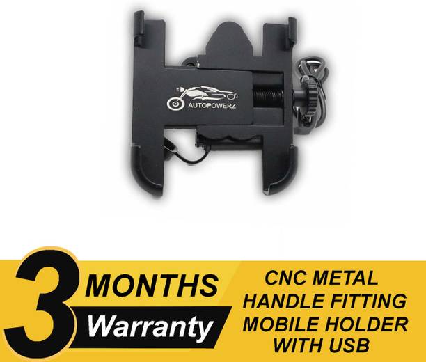 AutoPowerz HJG-CNC-USB Bike Mobile Holder