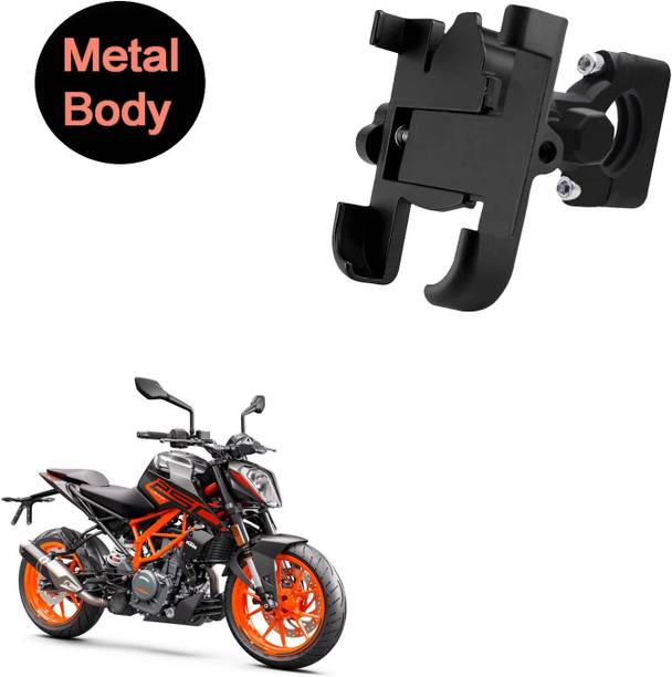 Vagary 360 Degree Metal Body Universal Mobile Holder for KTM Duke 250 Bike Mobile Holder