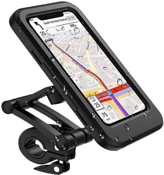 TROST Universal Waterproof Bike Phone Holder 360° Rotation Touch Case Mount Bike Mobile Holder