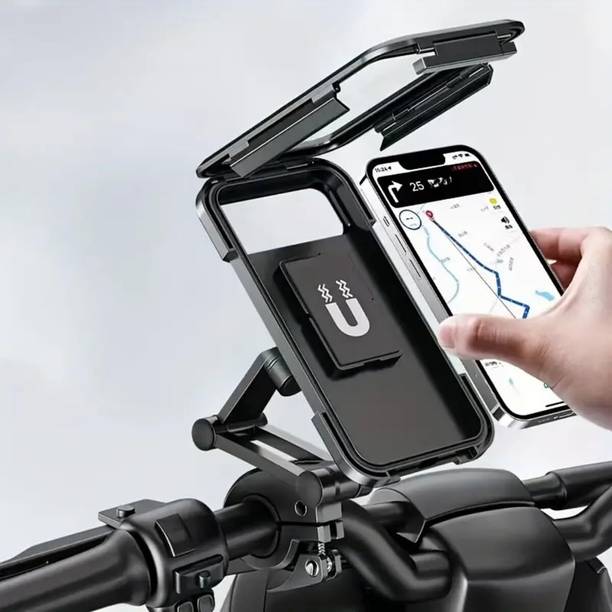 GODONLIF INTERNATIONAL 360° Waterproof Magnetic Mobile Holder for Bike & Car Bike Mobile Holder