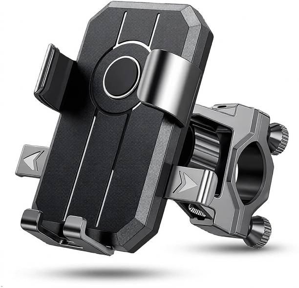 aflah Universal Anti-slip Bike Mobile Holder With One-touch Lock And 360° Rotation Bike Mobile Holder