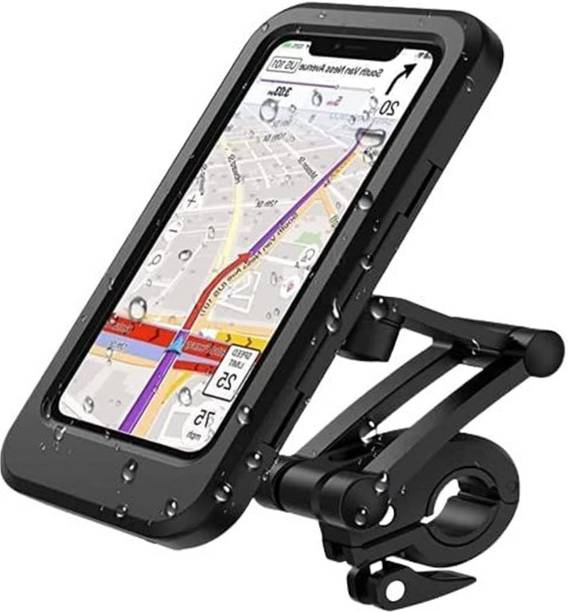 TROST Waterproof Motorcycle and Bike Cell Phone Holder With 360° Adjustable Rotation Bike Mobile Holder