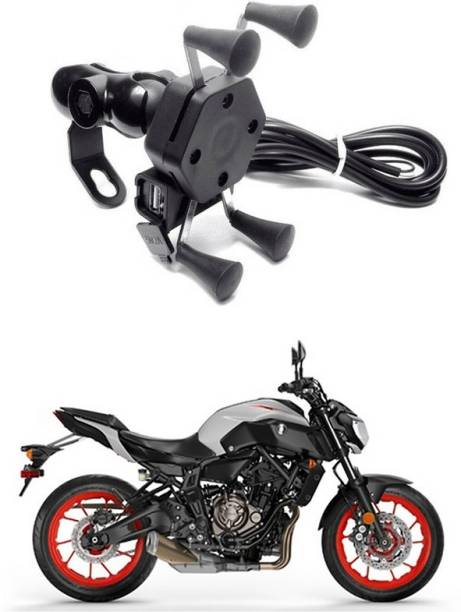 Enfield Works X-Grip Mobile Holder With USB Charger For Bike EW-2107 Bike Mobile Holder
