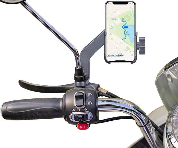हेंच Stand for Bicycle, Motorcycle, Fits All Smartphones Multicolor (c2 बाइक मोबाइल होल्डर