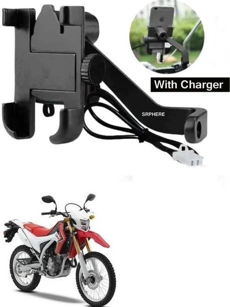 SRPHERE Aluminum Alloy C2 Waterproof bike mobile holder With Charger For CRF 250 L Bike Mobile Holder