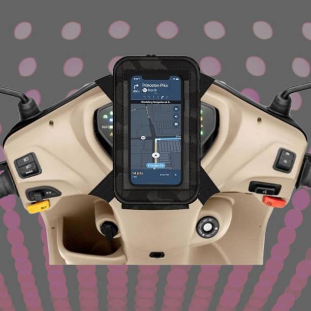 Hench Mobile Holder for Activa Bikes Compatible with All Smartphones-89 Bike Mobile Holder