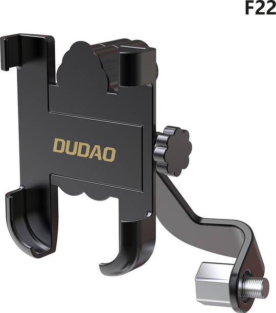 डुडाओ F22 Premium Phone Mount For Rearview Mirror, 360° Rotation Adjustable, Universal बाइक मोबाइल होल्डर