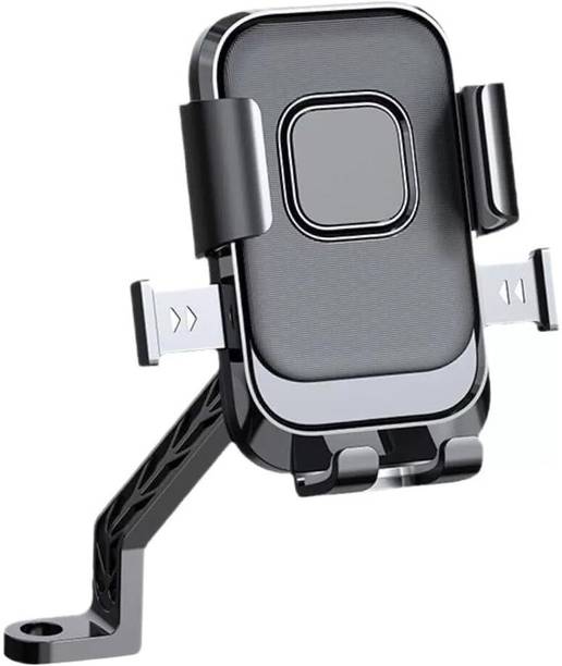 WIRKLICH 360° Adjustable Bike Mobile Holder Anti Shake Phone Mount for Bike Scooter Bike Mobile Holder