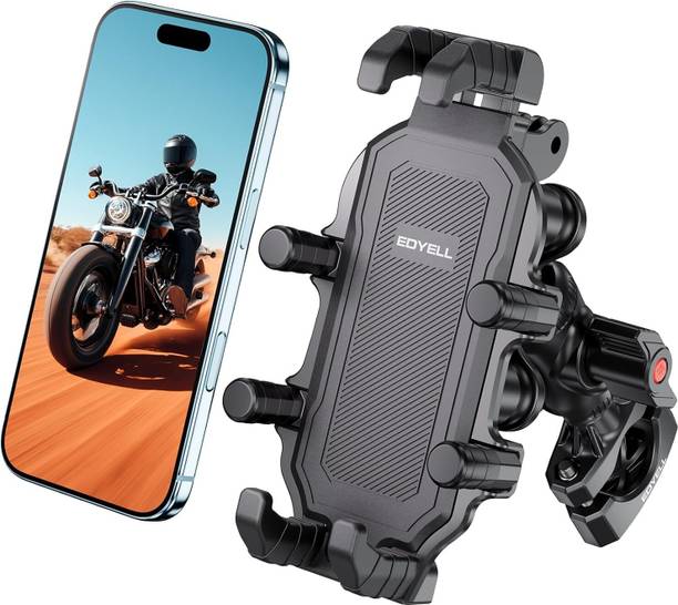 Edyell KT-315A Mobile Holder for Bike, Phone Mount Holder, 360° Rotation,Anti-Shake Bike Mobile Holder